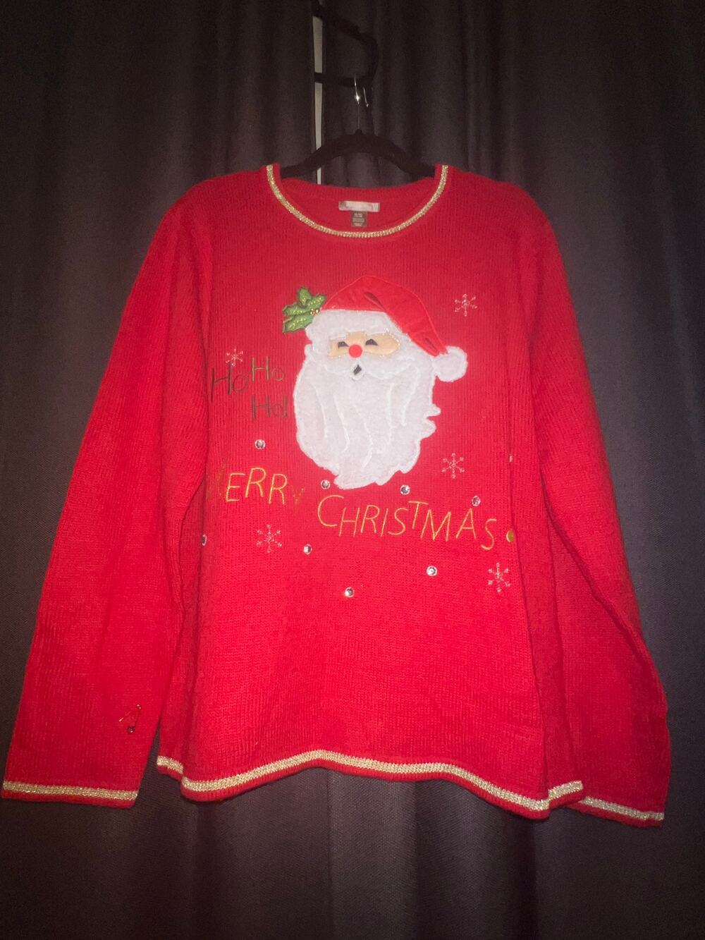 Ugly Christmas Sweater Xmas Size XL